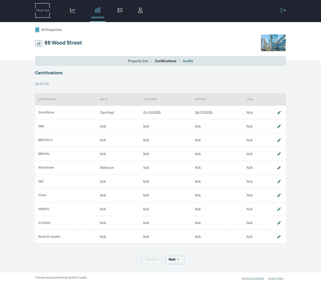 Trustek Audit Management Platform screenshot 3