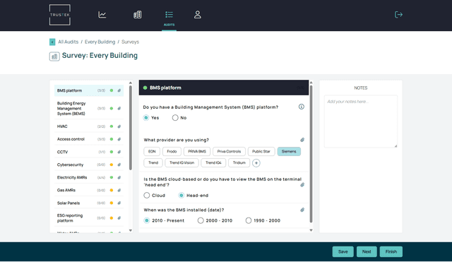 Trustek Audit Management Platform screenshot 5